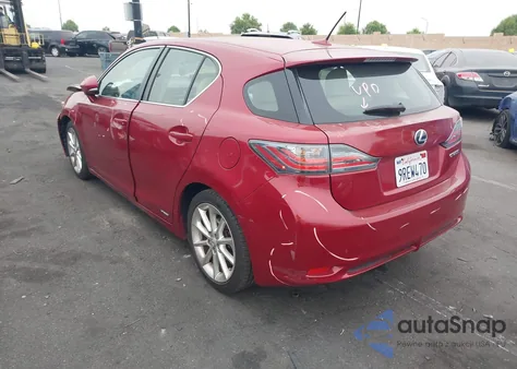 2011 Lexus Ct 200H Premium from USA, damaged, VIN JTHKD5BH9B2026132